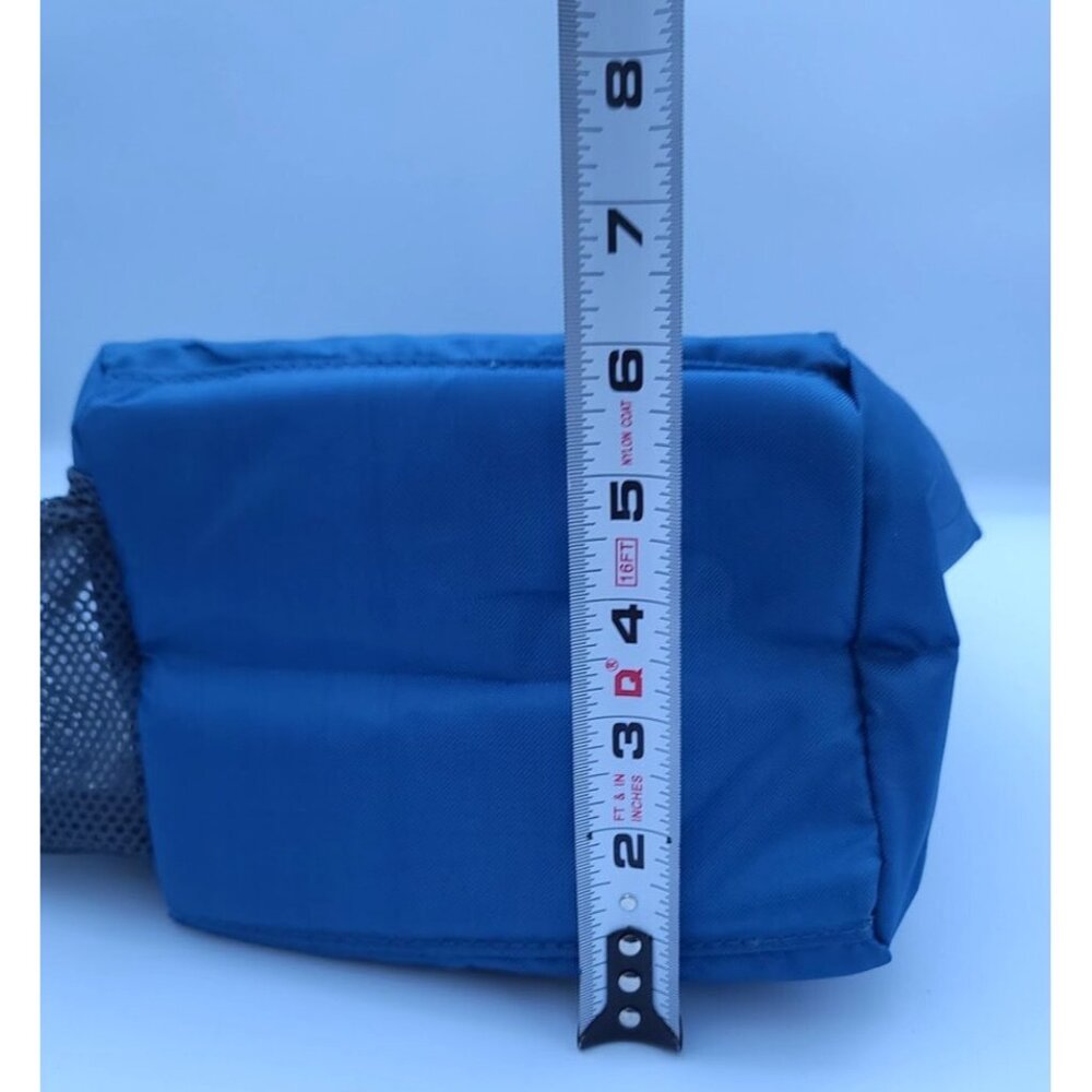 Fit & Fresh Insulated Lunch Bag Kit With 16 oz Bottle Blue Unisex Zip Top NWT - Picture 8 of 8